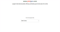 Desktop Screenshot of job4gov.com