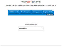 Tablet Screenshot of job4gov.com